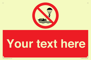 Custom No parasailing